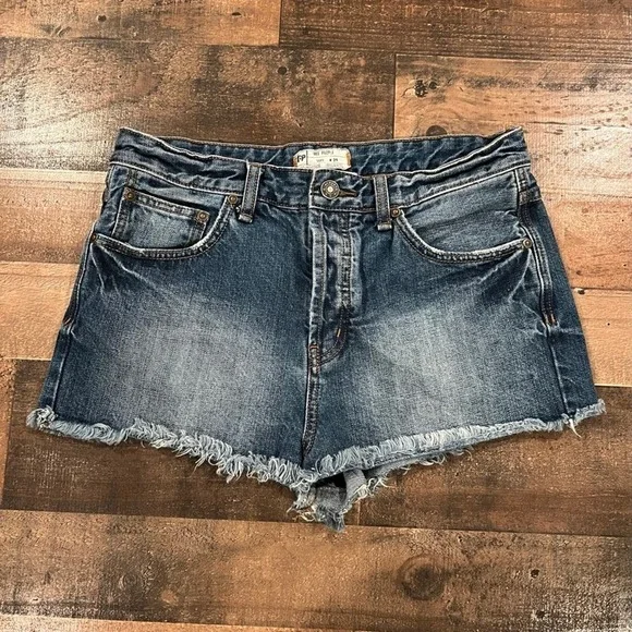 Free People Rock Denim Uptown Short Size 29 - Picture 4 of 9